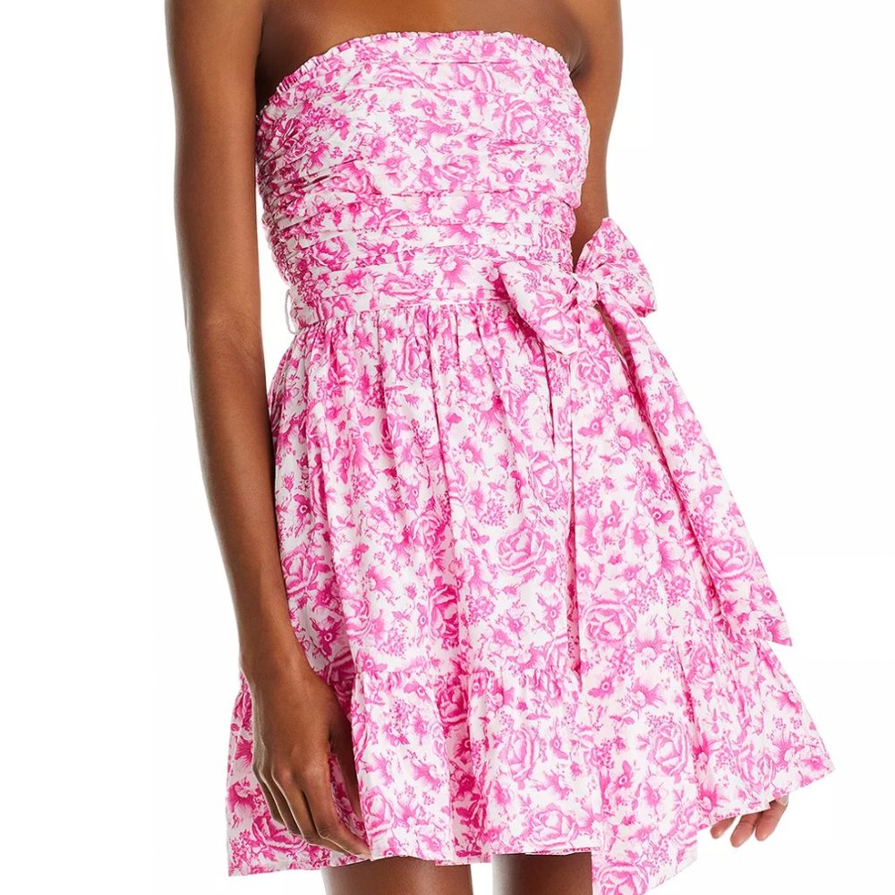 COPY - bloomingdales AQUA floral dress